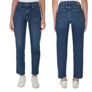 Calvin Klein Jeans Women's Size 12‎ Dark Blue Straight Denim Jeans